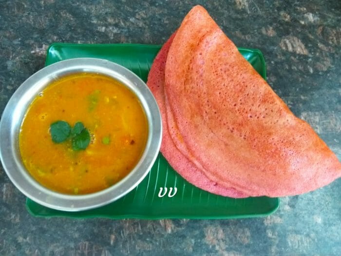 Jowar Beetroot Dosa The Millet Table