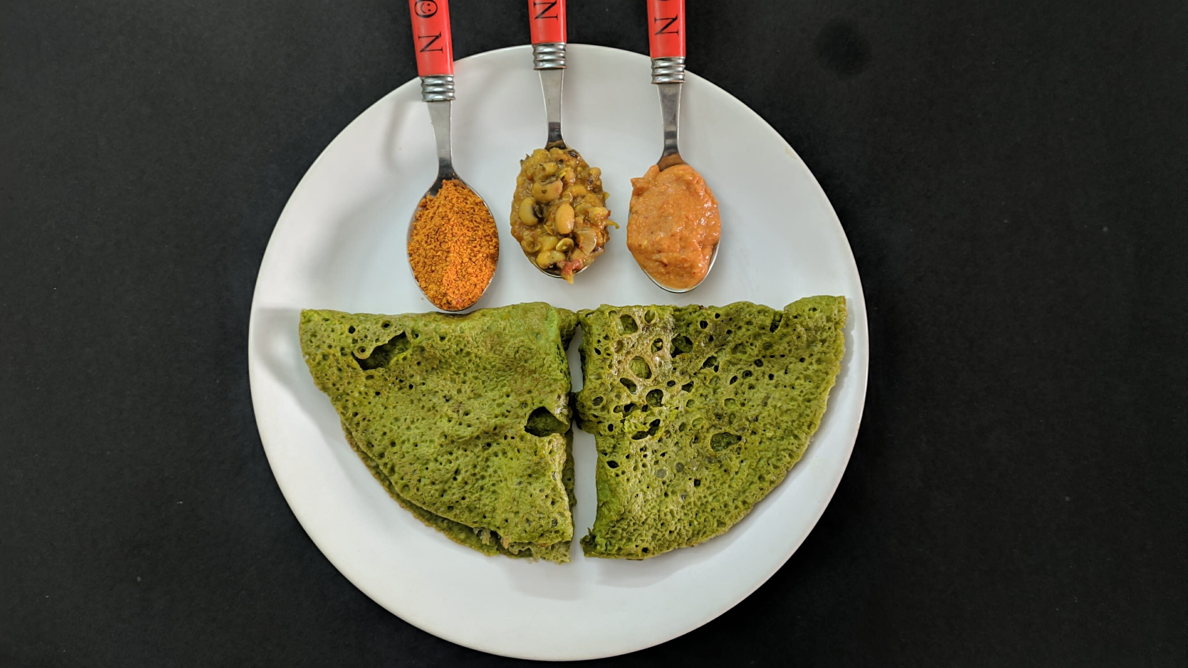 Palak Neer Dosa The Millet Table